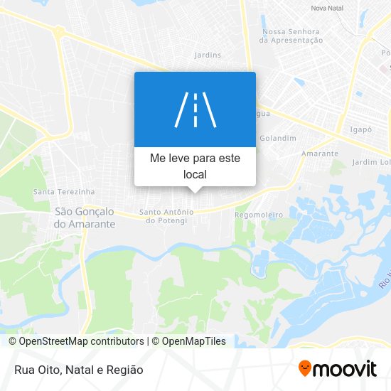 Rua Oito mapa