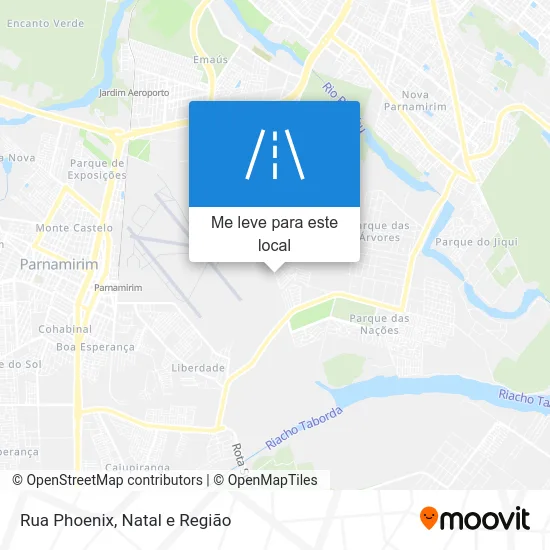 Rua Phoenix mapa