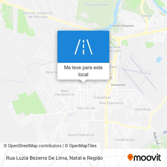 Rua Luzia Bezerra De Lima mapa