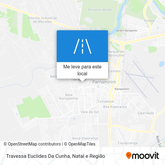 Travessa Euclides Da Cunha mapa