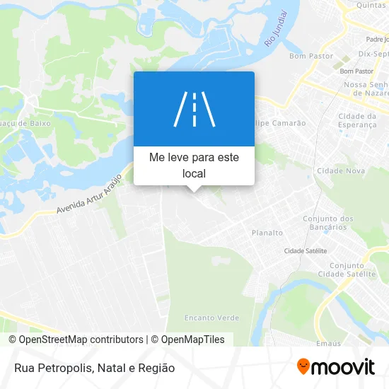 Rua Petropolis mapa