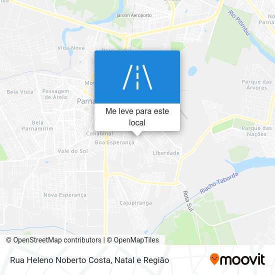 Rua Heleno Noberto Costa mapa