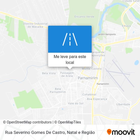 Rua Severino Gomes De Castro mapa
