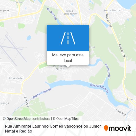 Rua Almirante Laurindo Gomes Vasconcelos Junior mapa