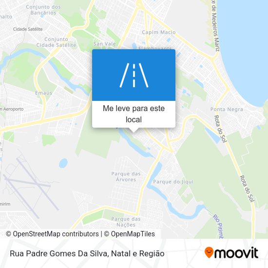Rua Padre Gomes Da Silva mapa