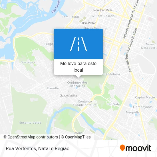 Rua Vertentes mapa