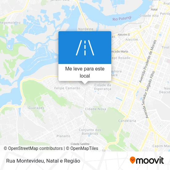 Rua Montevideu mapa