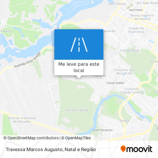 Travessa Marcos Augusto mapa