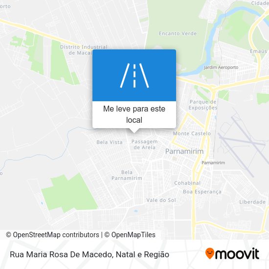 Rua Maria Rosa De Macedo mapa