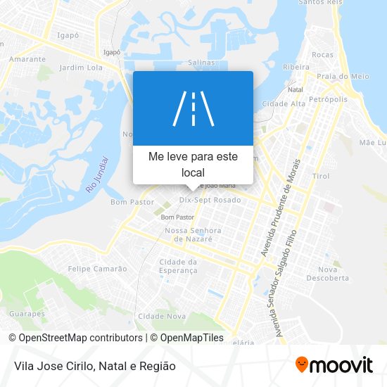 Vila Jose Cirilo mapa