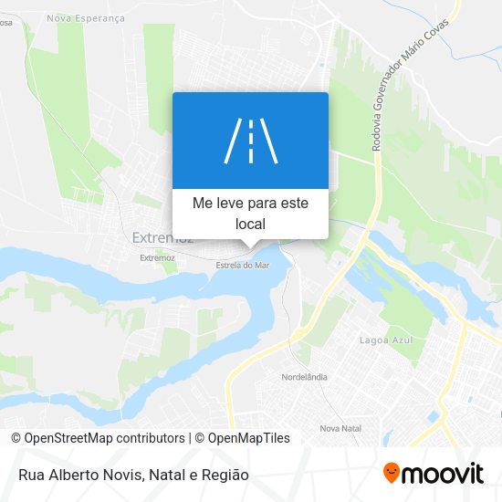Rua Alberto Novis mapa