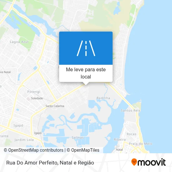 Rua Do Amor Perfeito mapa
