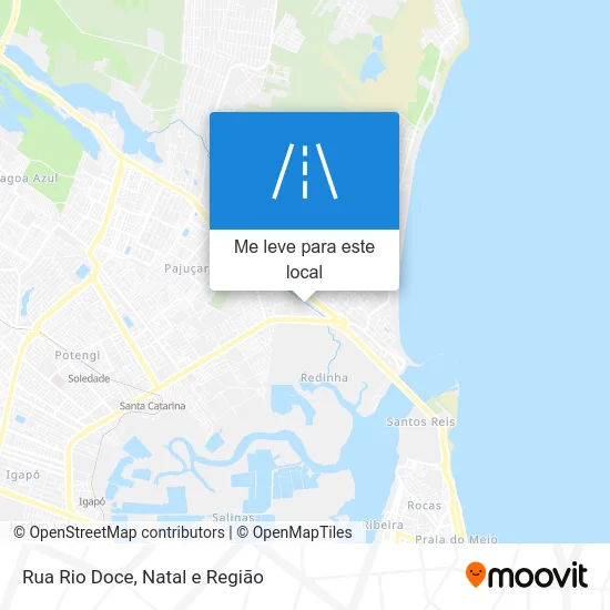 Rua Rio Doce mapa