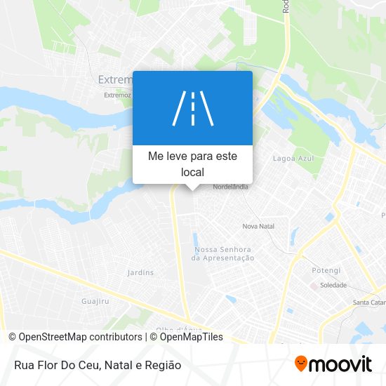 Rua Flor Do Ceu mapa