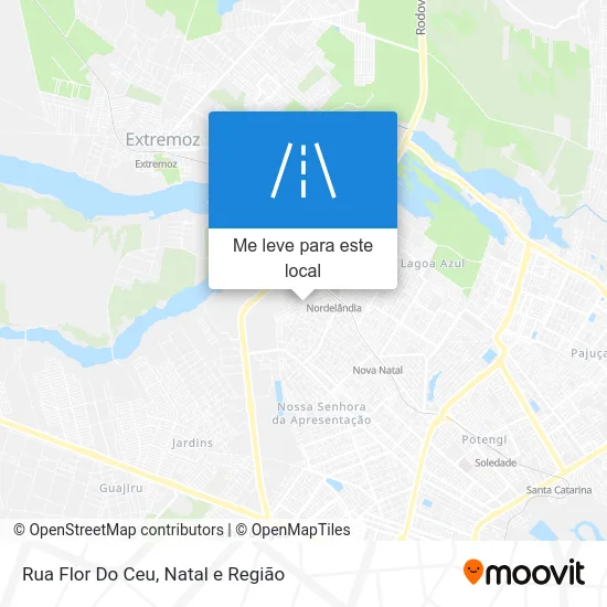 Rua Flor Do Ceu mapa
