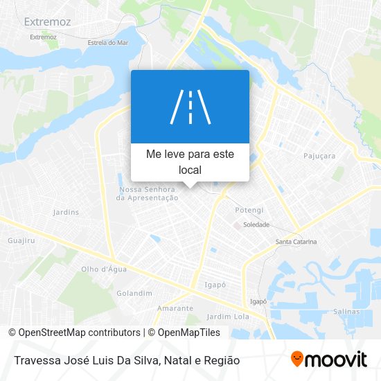 Travessa José Luis Da Silva mapa