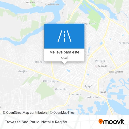 Travessa Sao Paulo mapa