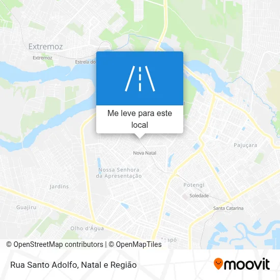 Rua Santo Adolfo mapa