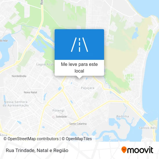 Rua Trindade mapa