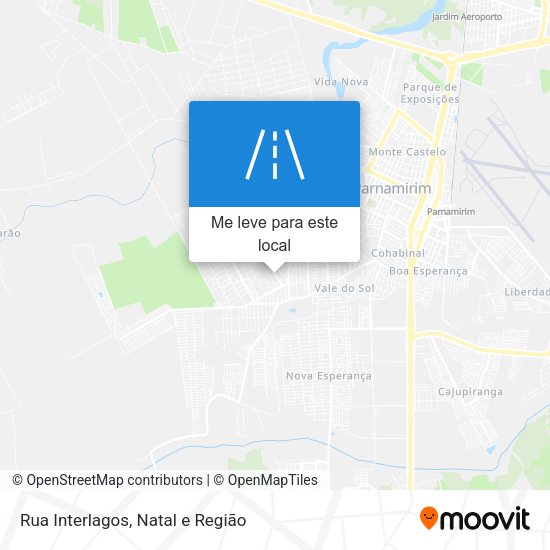 Rua Interlagos mapa