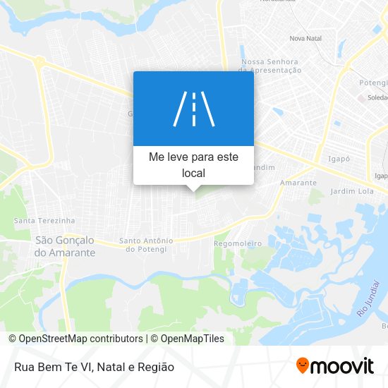 Rua Bem Te VI mapa