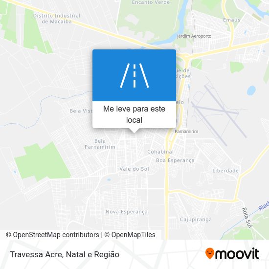 Travessa Acre mapa