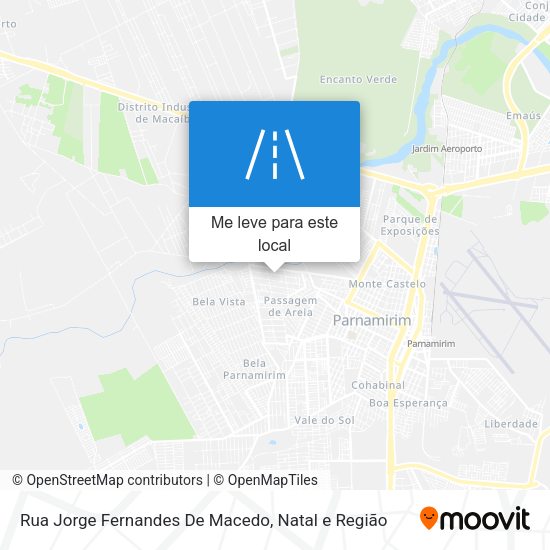 Rua Jorge Fernandes De Macedo mapa
