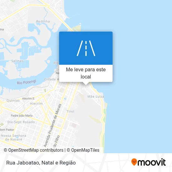 Rua Jaboatao mapa
