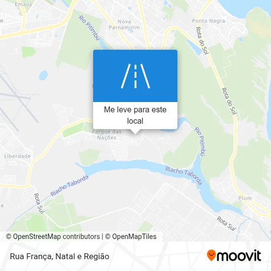 Rua França mapa