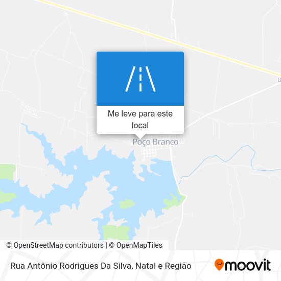 Rua Antônio Rodrigues Da Silva mapa