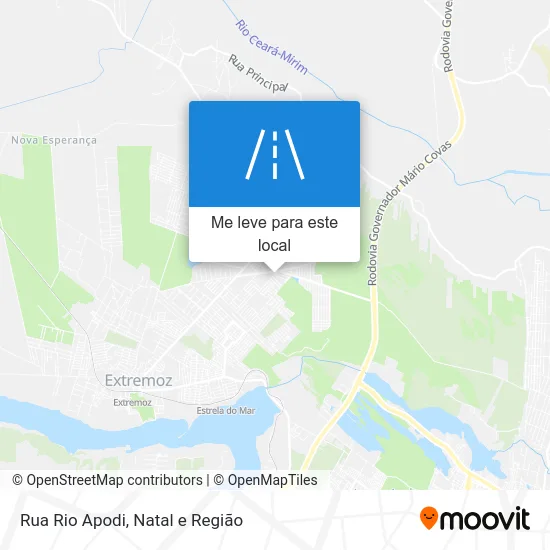 Rua Rio Apodi mapa