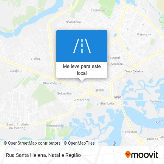 Rua Santa Helena mapa