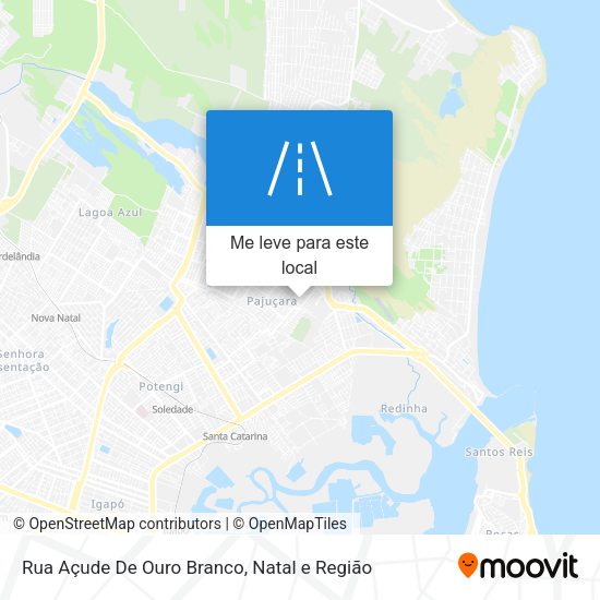 Rua Açude De Ouro Branco mapa