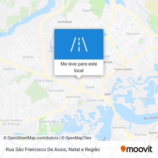 Rua São Francisco De Assis mapa