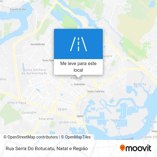 Rua Serra Do Botucatu mapa