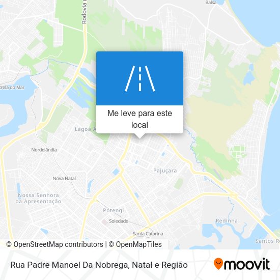 Rua Padre Manoel Da Nobrega mapa