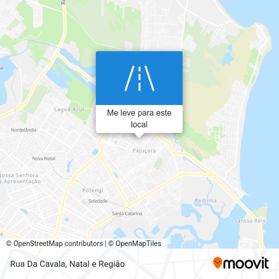 Rua Da Cavala mapa