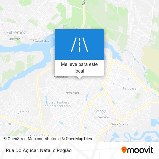 Rua Do Açúcar mapa
