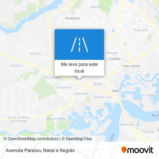 Avenida Paraiso mapa