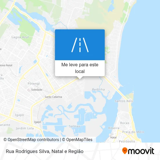 Rua Rodrigues Silva mapa