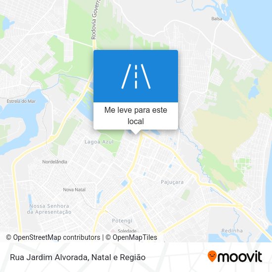 Rua Jardim Alvorada mapa
