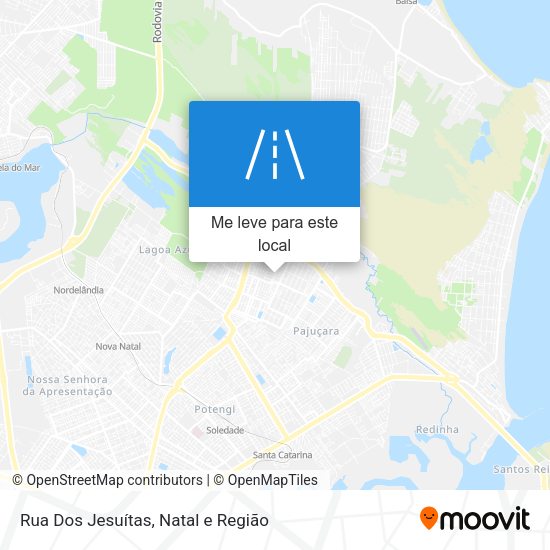 Rua Dos Jesuítas mapa
