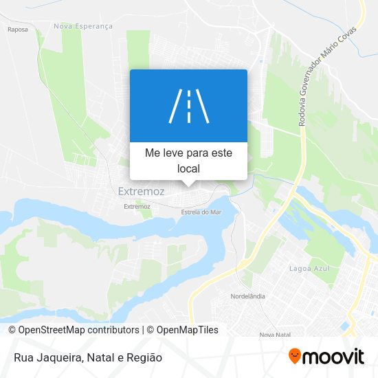 Rua Jaqueira mapa