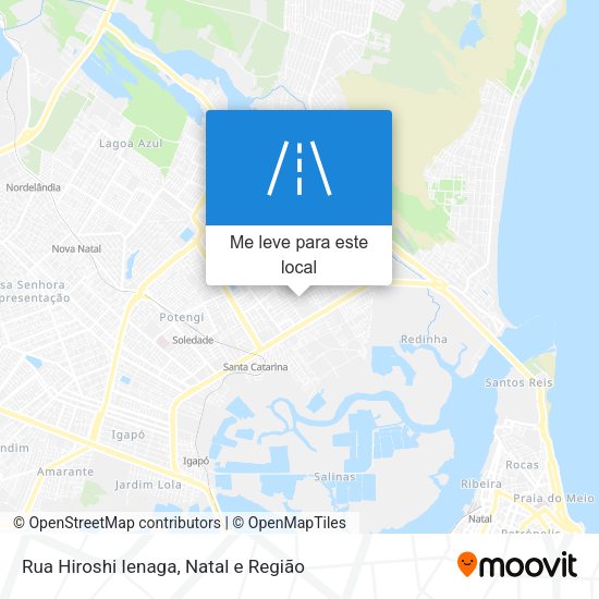 Rua Hiroshi Ienaga mapa