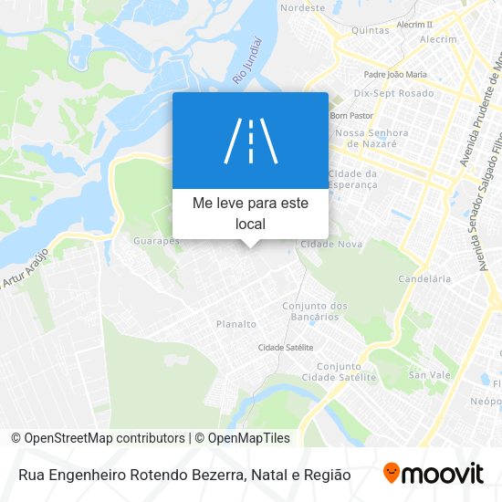 Rua Engenheiro Rotendo Bezerra mapa