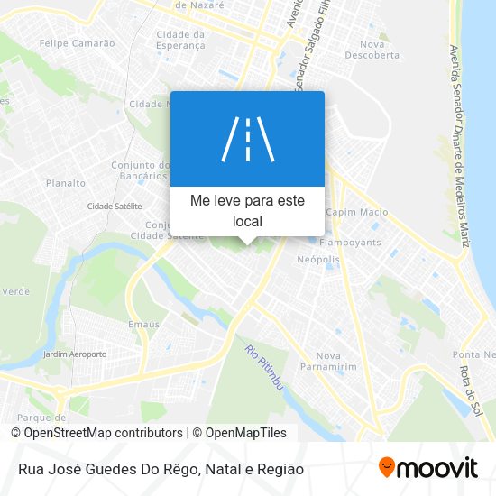 Rua José Guedes Do Rêgo mapa
