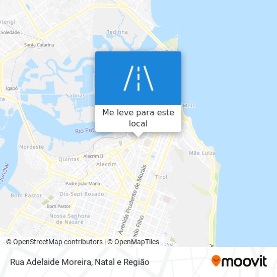 Rua Adelaide Moreira mapa