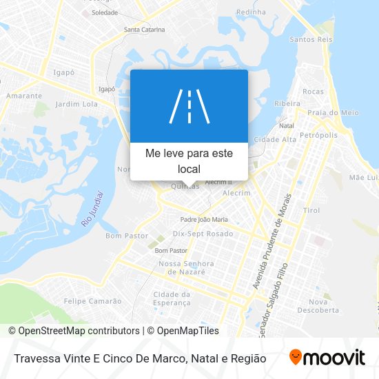 Travessa Vinte E Cinco De Marco mapa