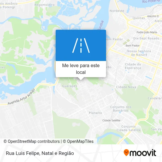 Rua Luis Felipe mapa