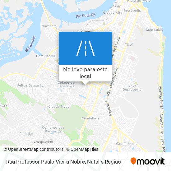 Rua Professor Paulo Vieira Nobre mapa